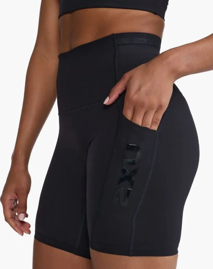 2XU Women&#x27;s Form Stash Hi-Rise Bike Short Black/Black | Buy 2XU Women&#x27;s Form Stash Hi-Rise Bike Short Black/Black here | Outnorth