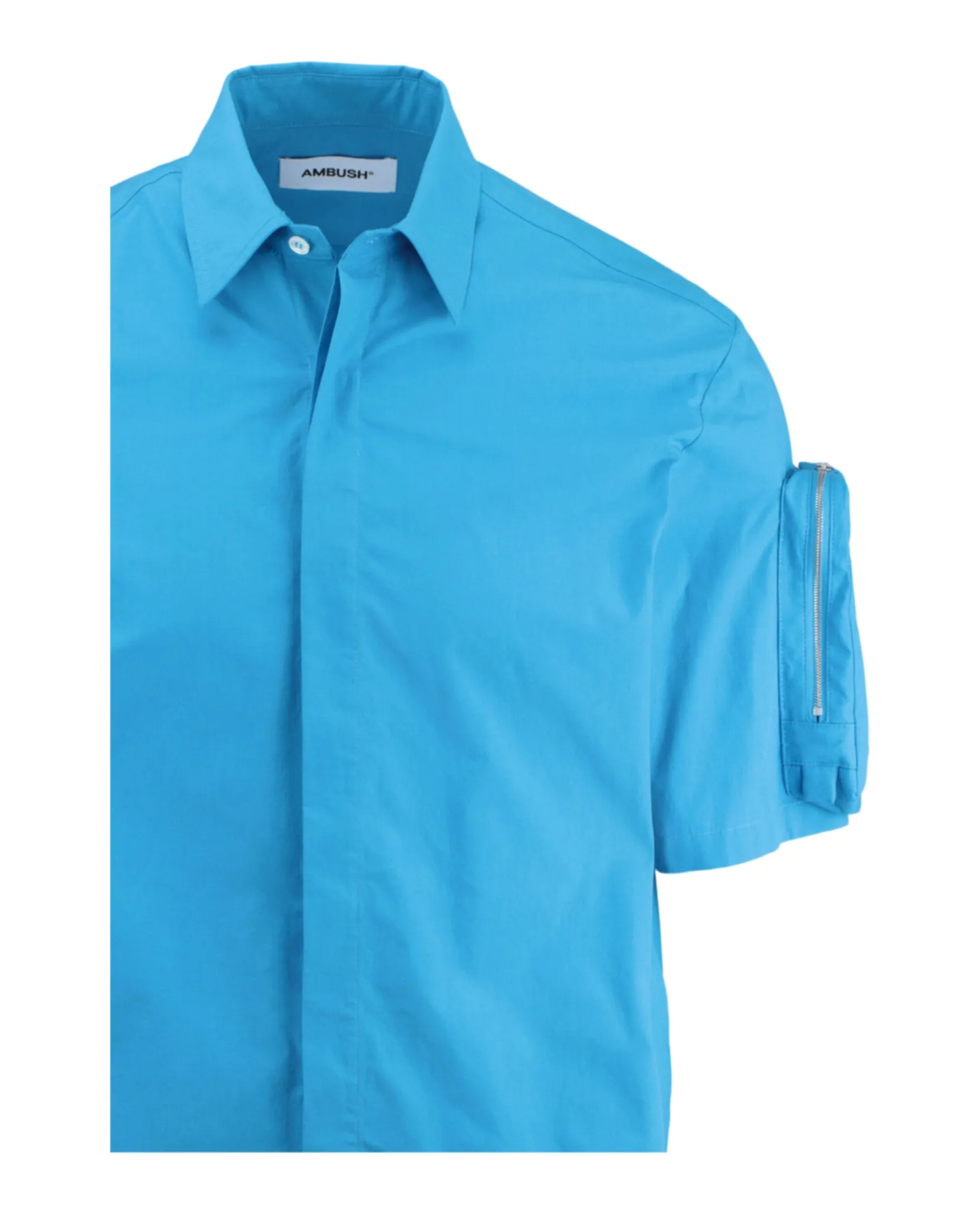 AMBUSH Mens Short Sleeve Collared Shirt