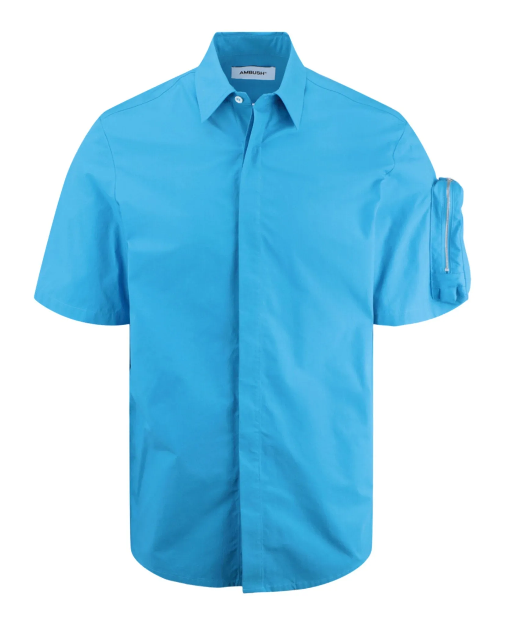 AMBUSH Mens Short Sleeve Collared Shirt
