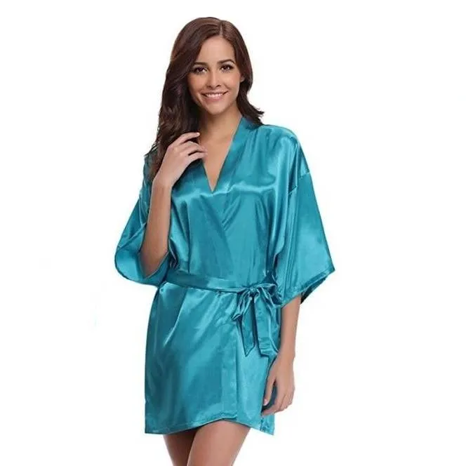 Boho Kimono - Short Satin