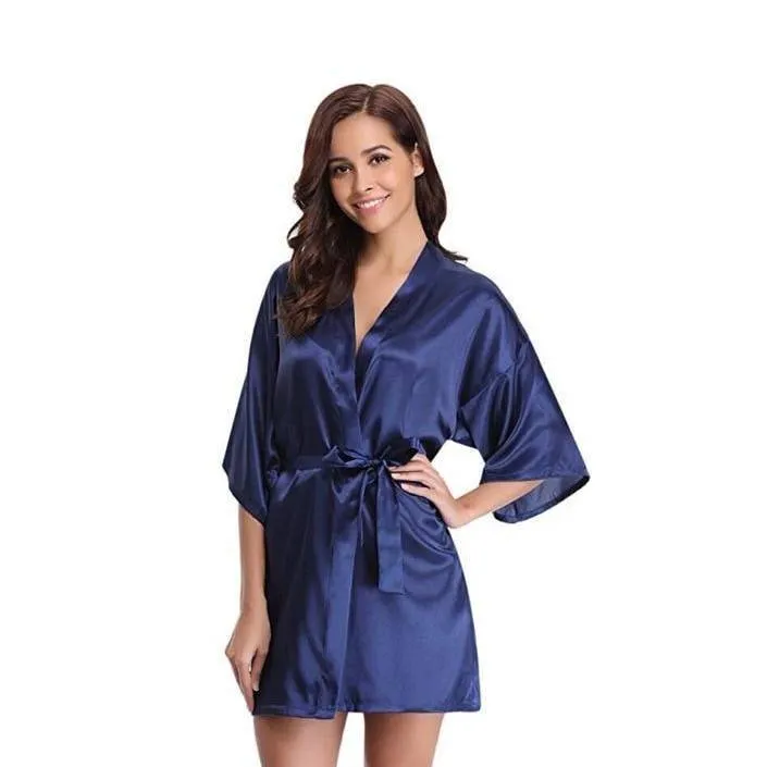 Boho Kimono - Short Satin