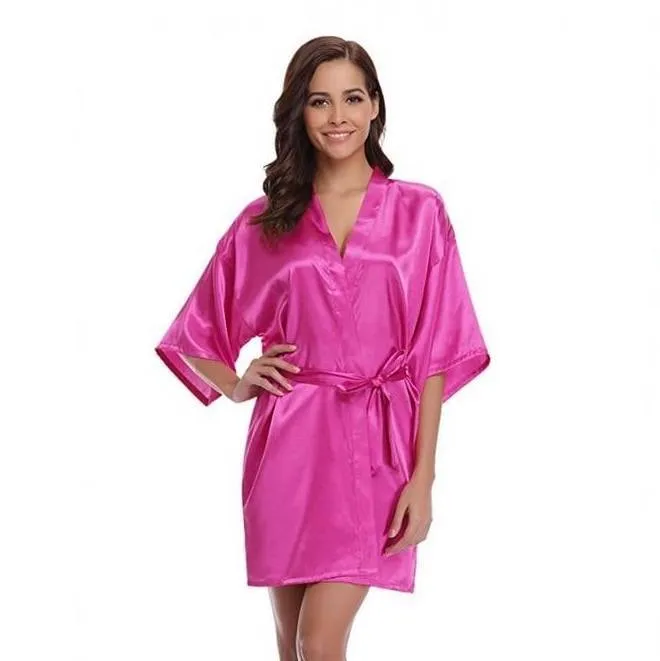 Boho Kimono - Short Satin