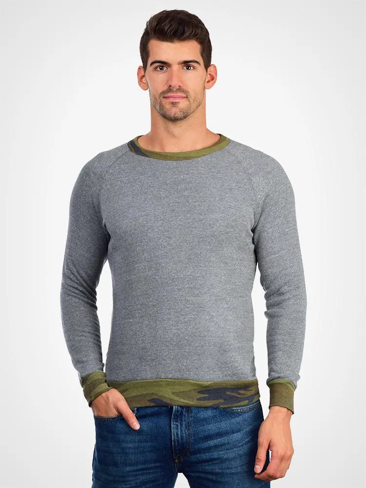 Camo Trim Champ Sweatshirt