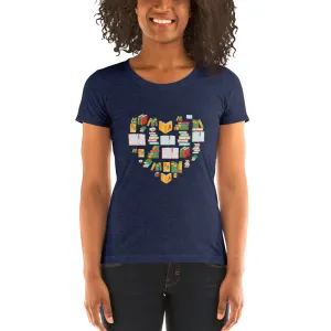Color My Heart Ladies' short sleeve T-shirt