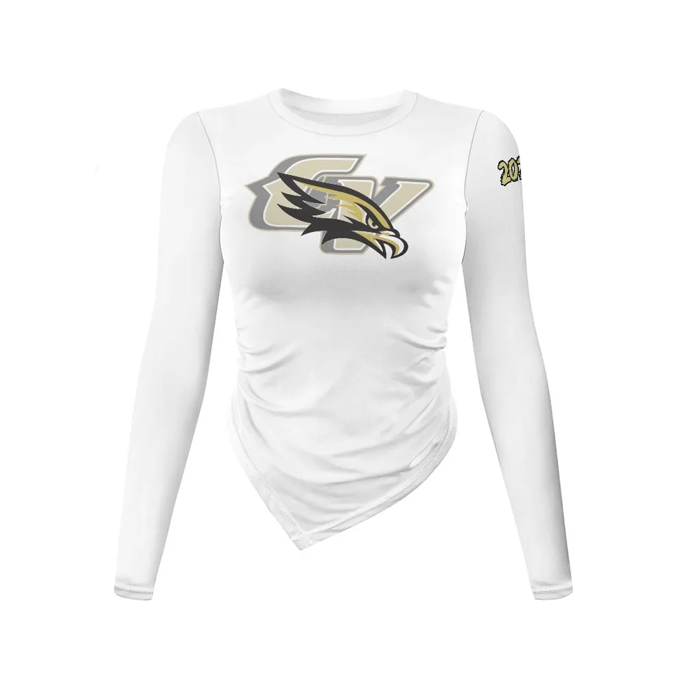 CVHS Seniors 2025 Slim Fit Uneven Bottom Long Sleeved Shirt