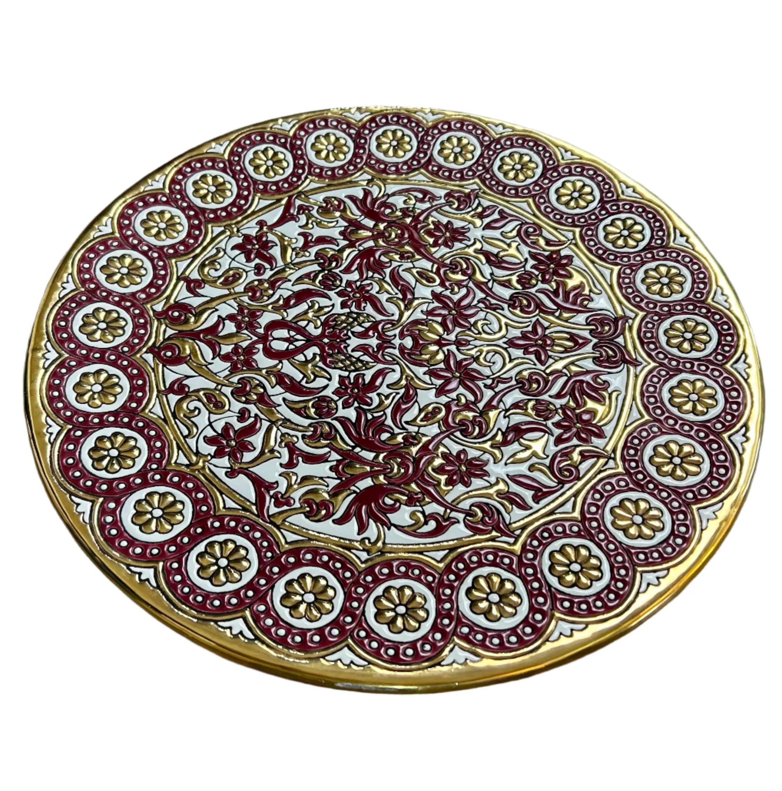 Decorative Plate, Sevilla Espana, 24K Gold Trim