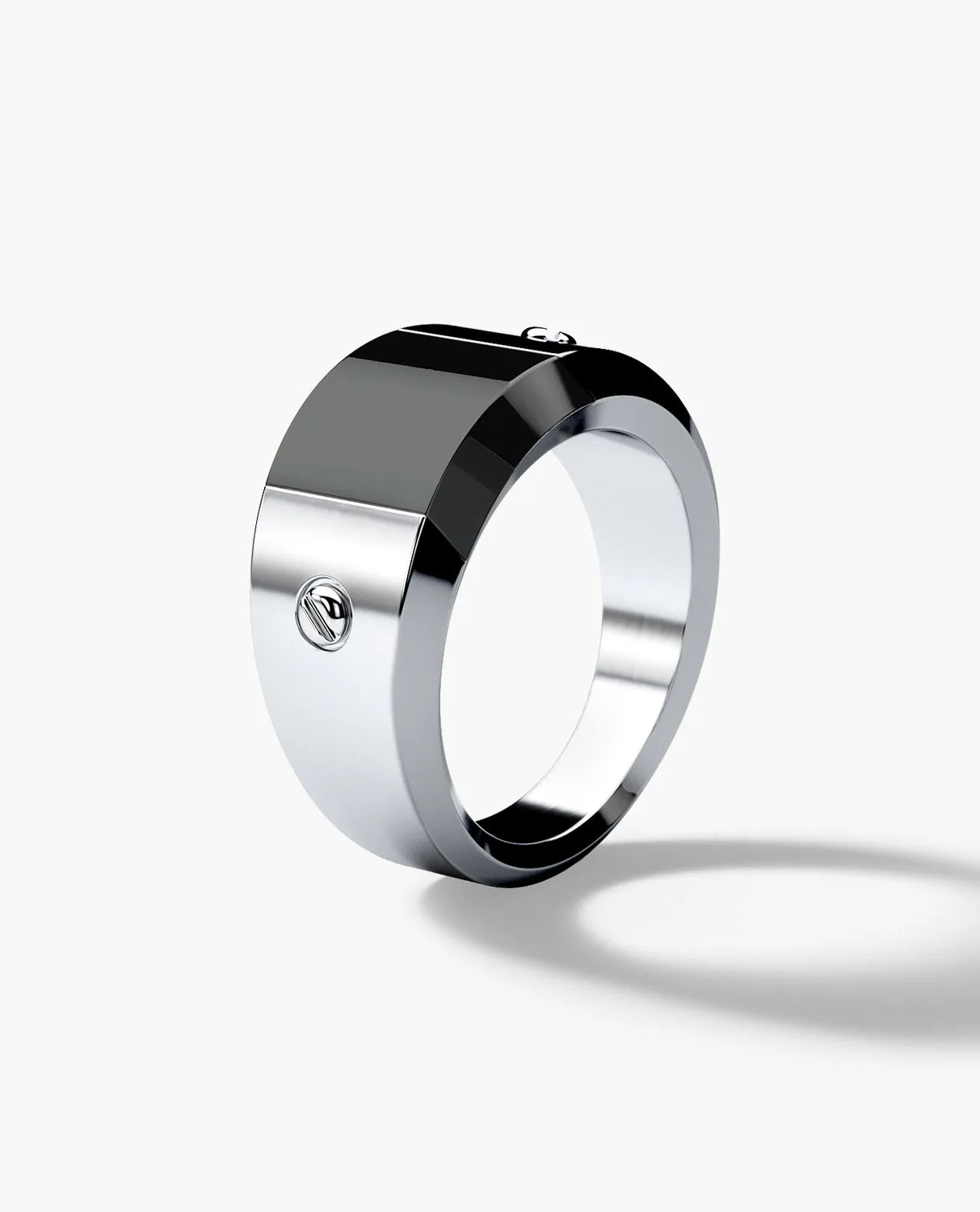 MONTANA Gold Ring with Black Onyx