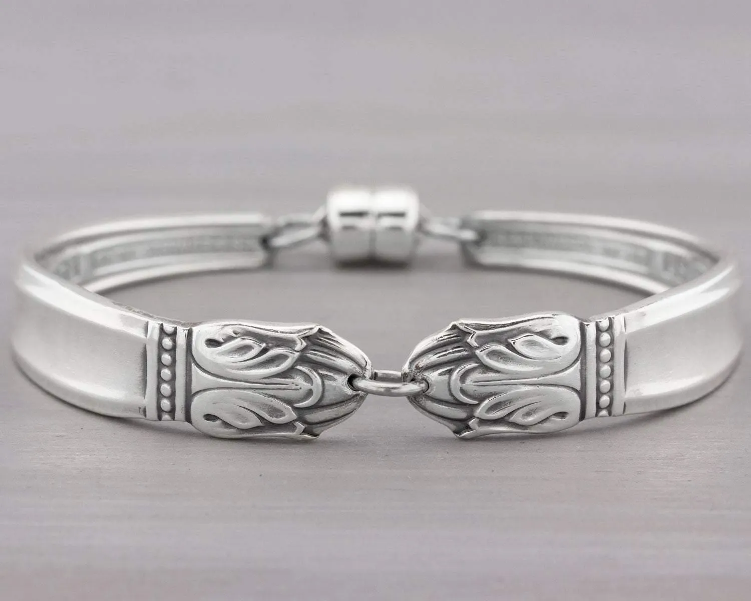 Silverware Jewelry Danish Princess 1938 Spoon Bracelet