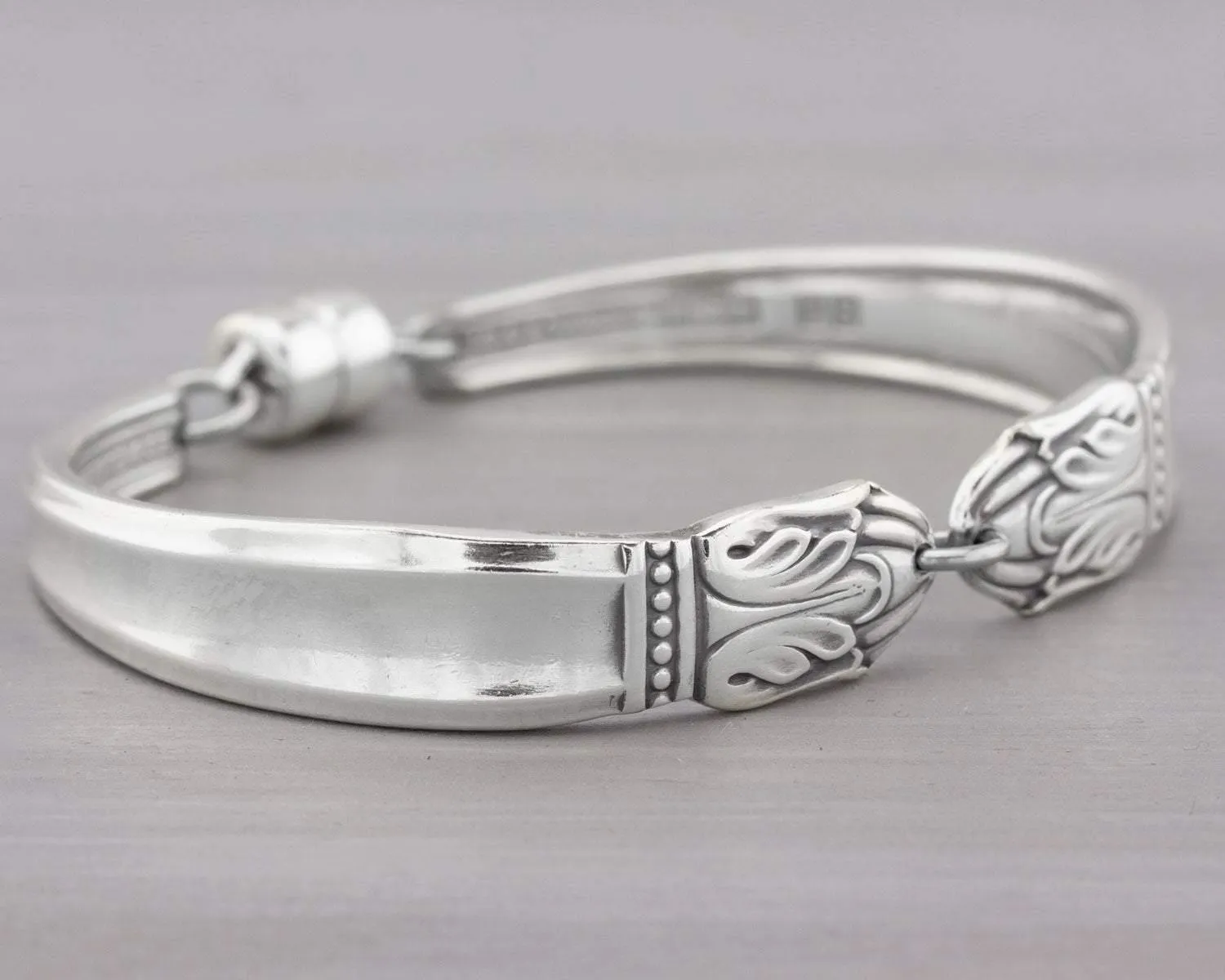 Silverware Jewelry Danish Princess 1938 Spoon Bracelet