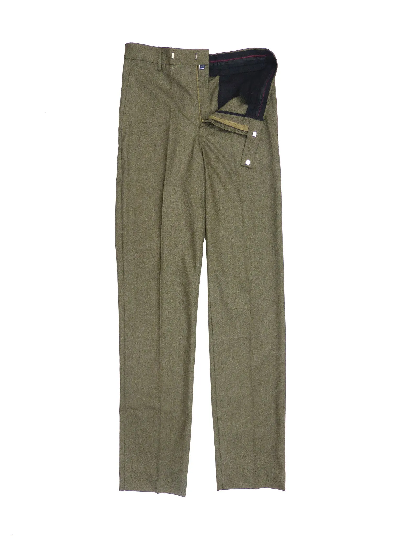 Slim Fit Dress Pant - Olive