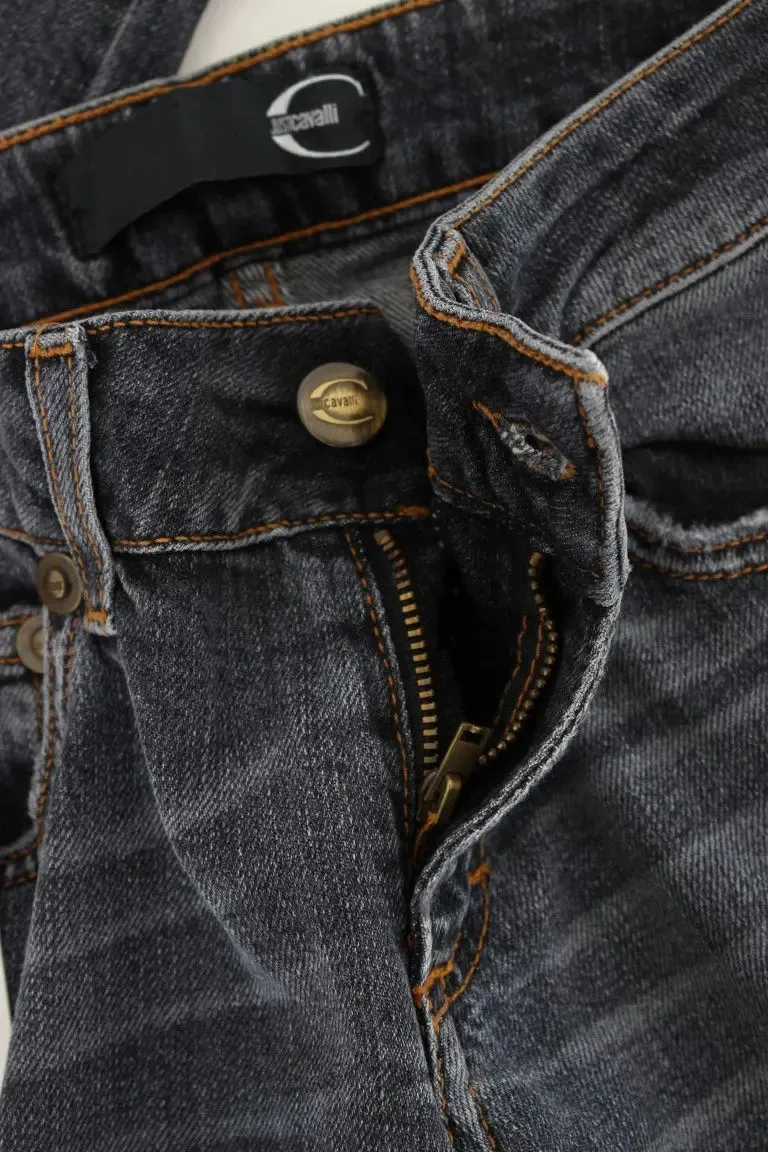 Slim Fit Green Diamond Blue Wash Jeans