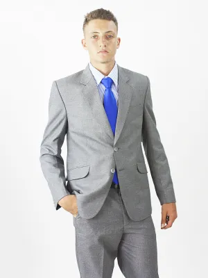Slim Fit Suit Jacket - Gray