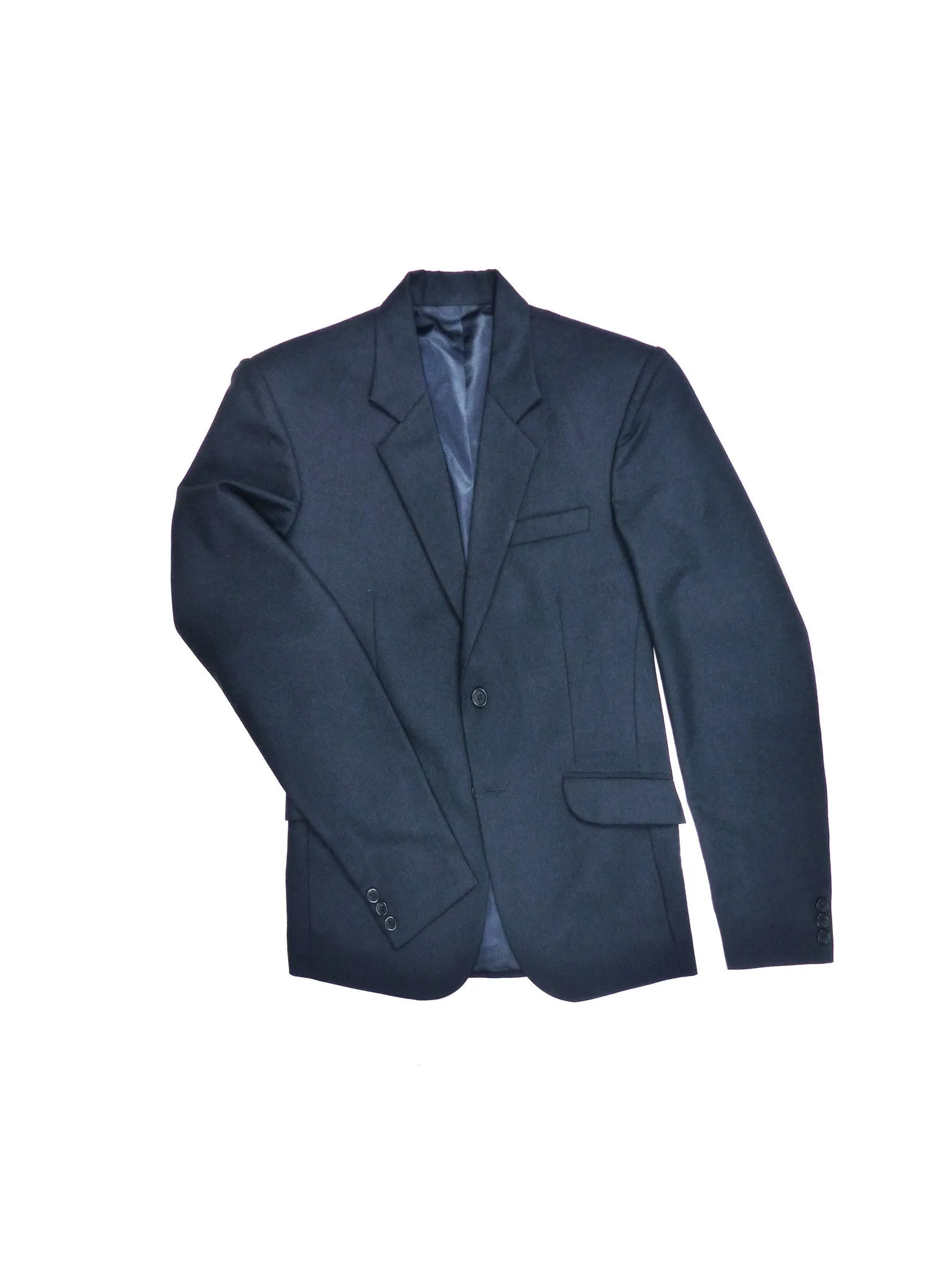 Slim Fit Suit Jacket - Navy