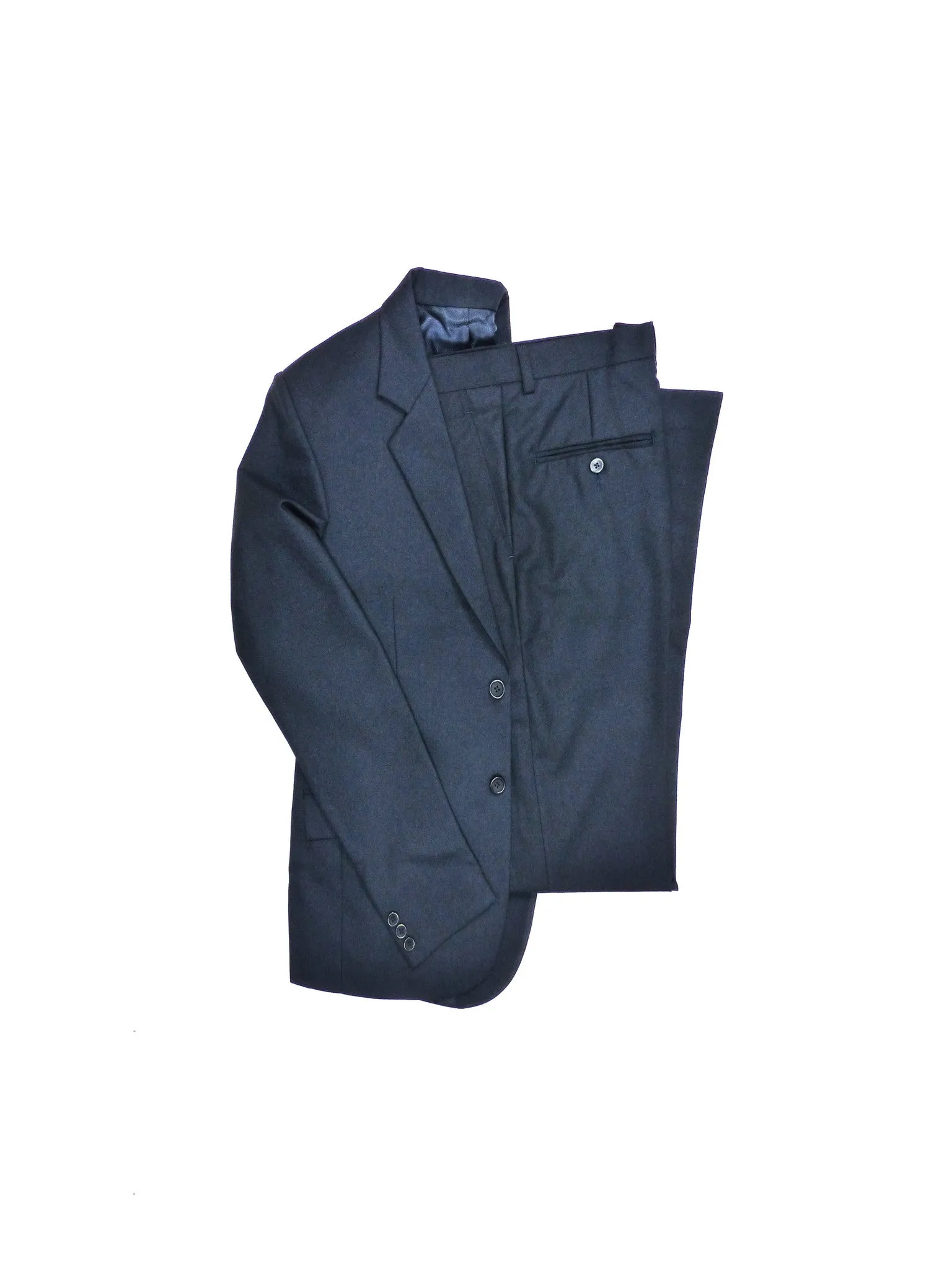 Slim Fit Suit Jacket - Navy