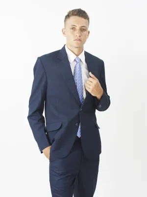 Slim Fit Suit Jacket - Navy