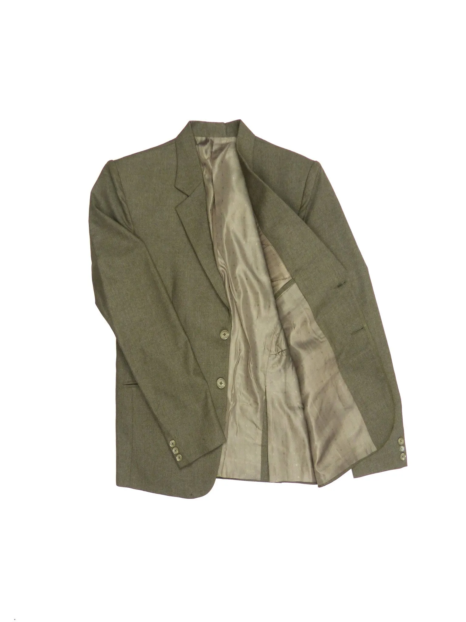 Slim Fit Suit Jacket - Olive