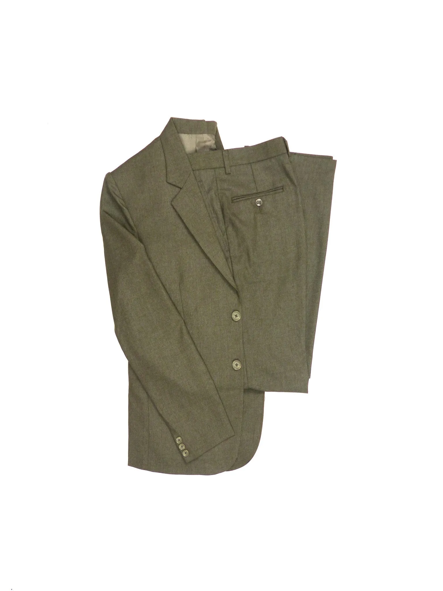 Slim Fit Suit Jacket - Olive