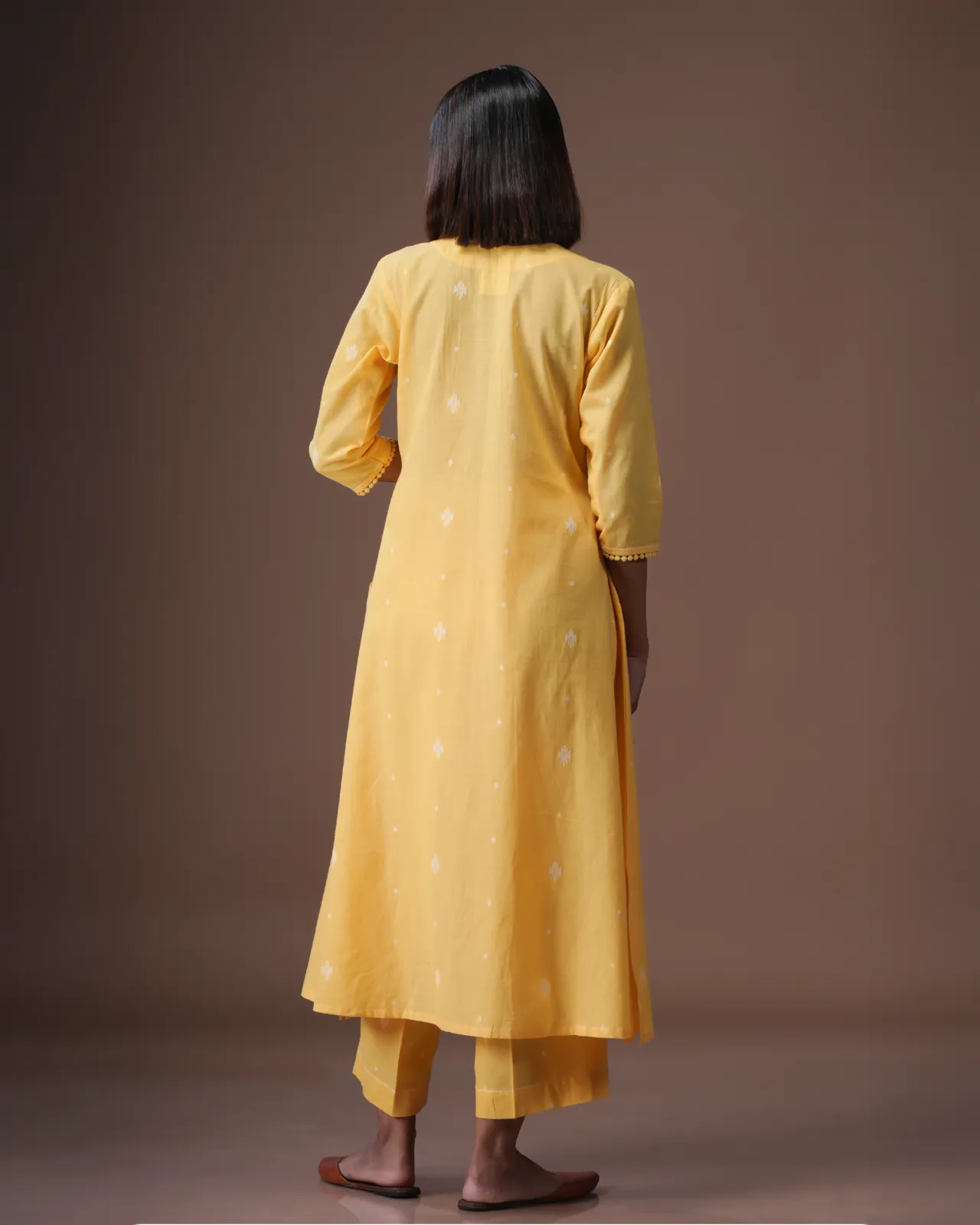 Yellow South Cotton Kurta